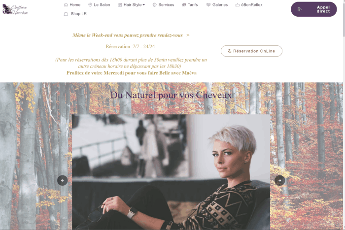 site web coiffure, meilleur site web de coiffure 2022